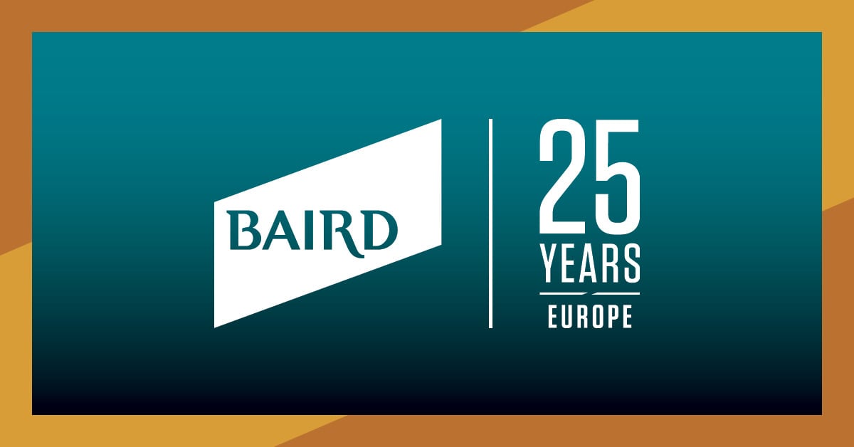 Baird celebrating 25 years in Europe in 2024