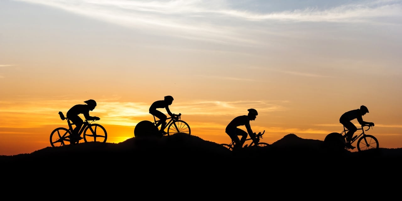 Bicycles riders